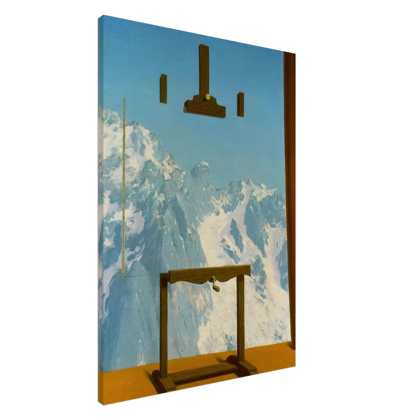 Rene Magritte - CALL OF PEAKS 1943 Canvas - 20x30 cm / 8x12 inches-canvas