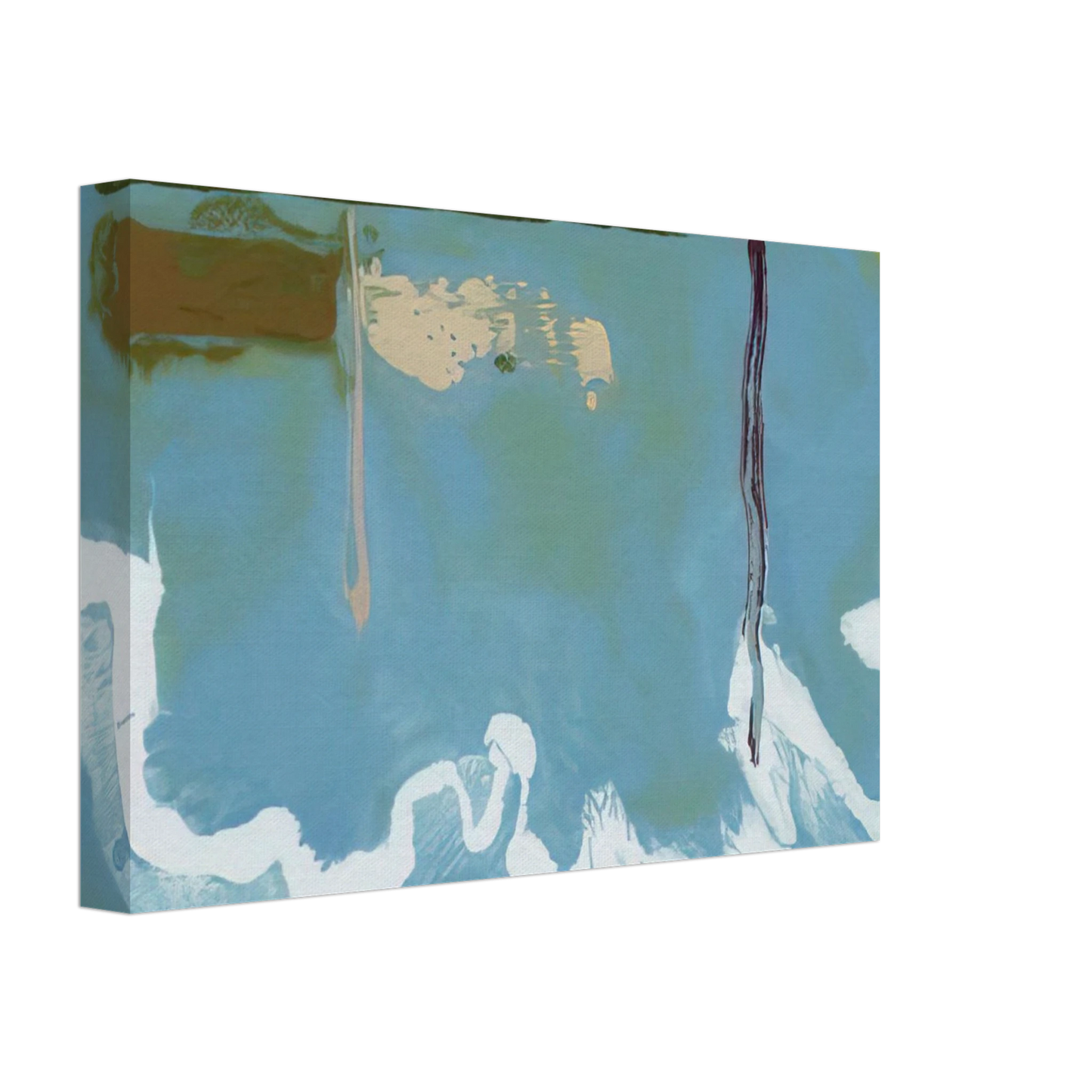 Helen Frankenthaler - Skywriting - 1997 Canvas - 40x60 cm / 16x24 inches-canvas