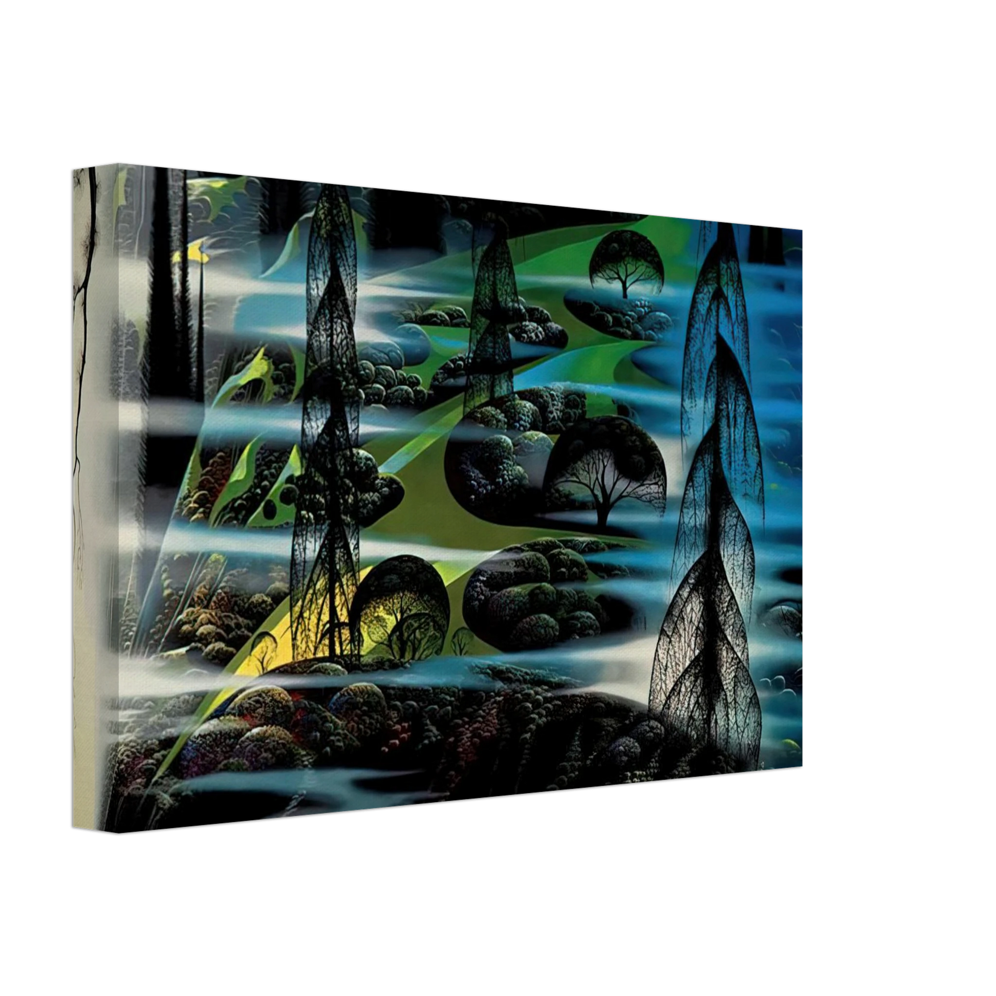 Eyvind Earle - Beauty Beyond Believing Canvas - 70x100 cm / 28x40 inches-canvas