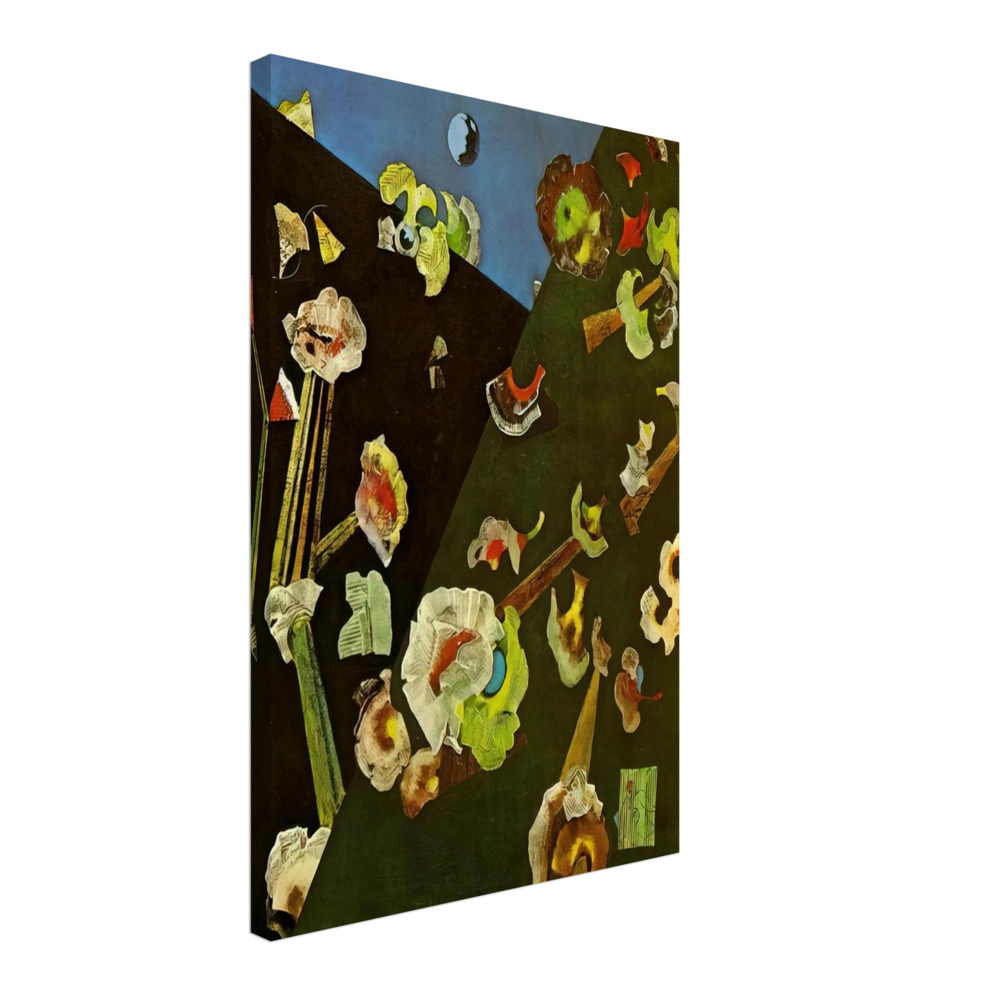 Max Ernst - Snow Flowers Canvas - 70x100 cm / 28x40 inches-canvas