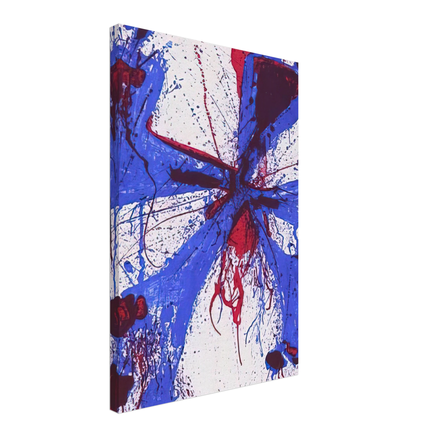 Sam Francis - Damn Braces Canvas - 40x60 cm / 16x24 inches-canvas