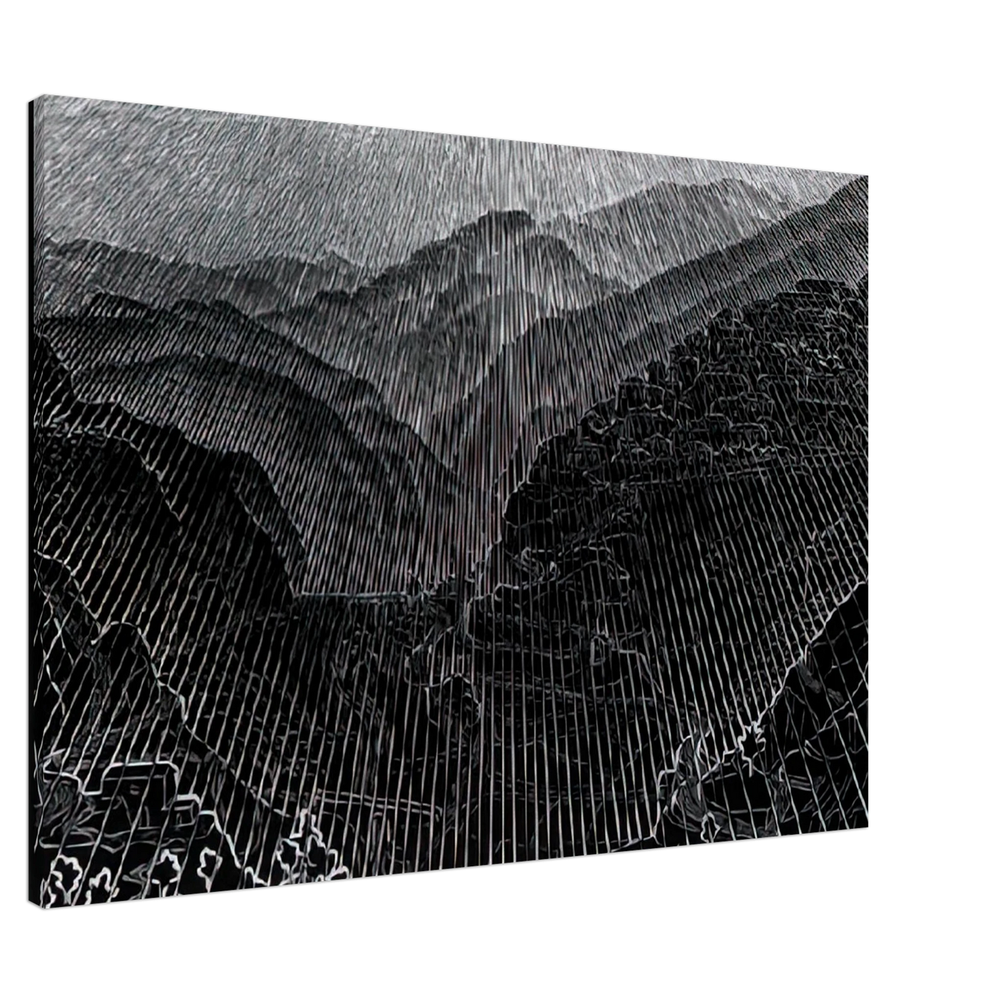 MC Escher - ROSSANO CALABRIA FEBRUARY 1931 1931 Canvas - 20x30 cm / 8x12 inches-canvas