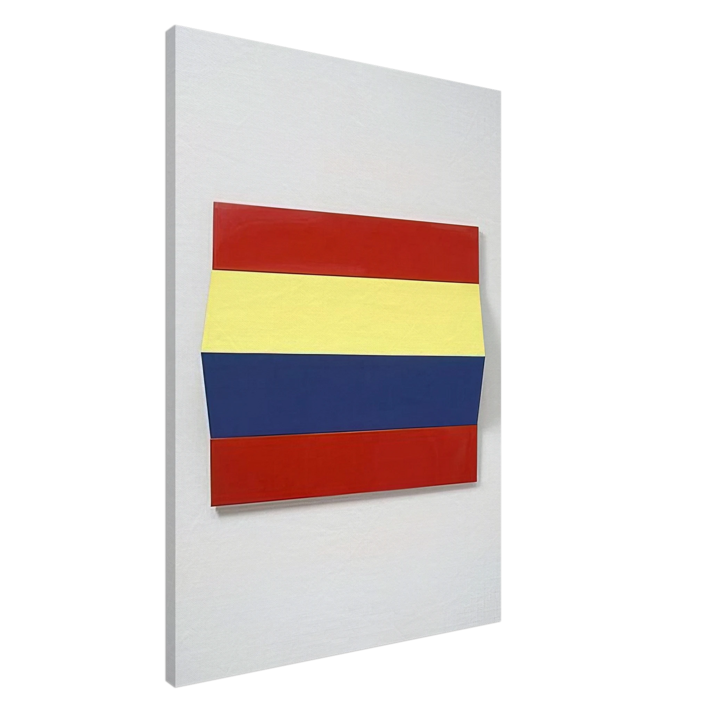 Charlotte Posenenske - Fold - 1966 Canvas - 20x30 cm / 8x12 inches-canvas
