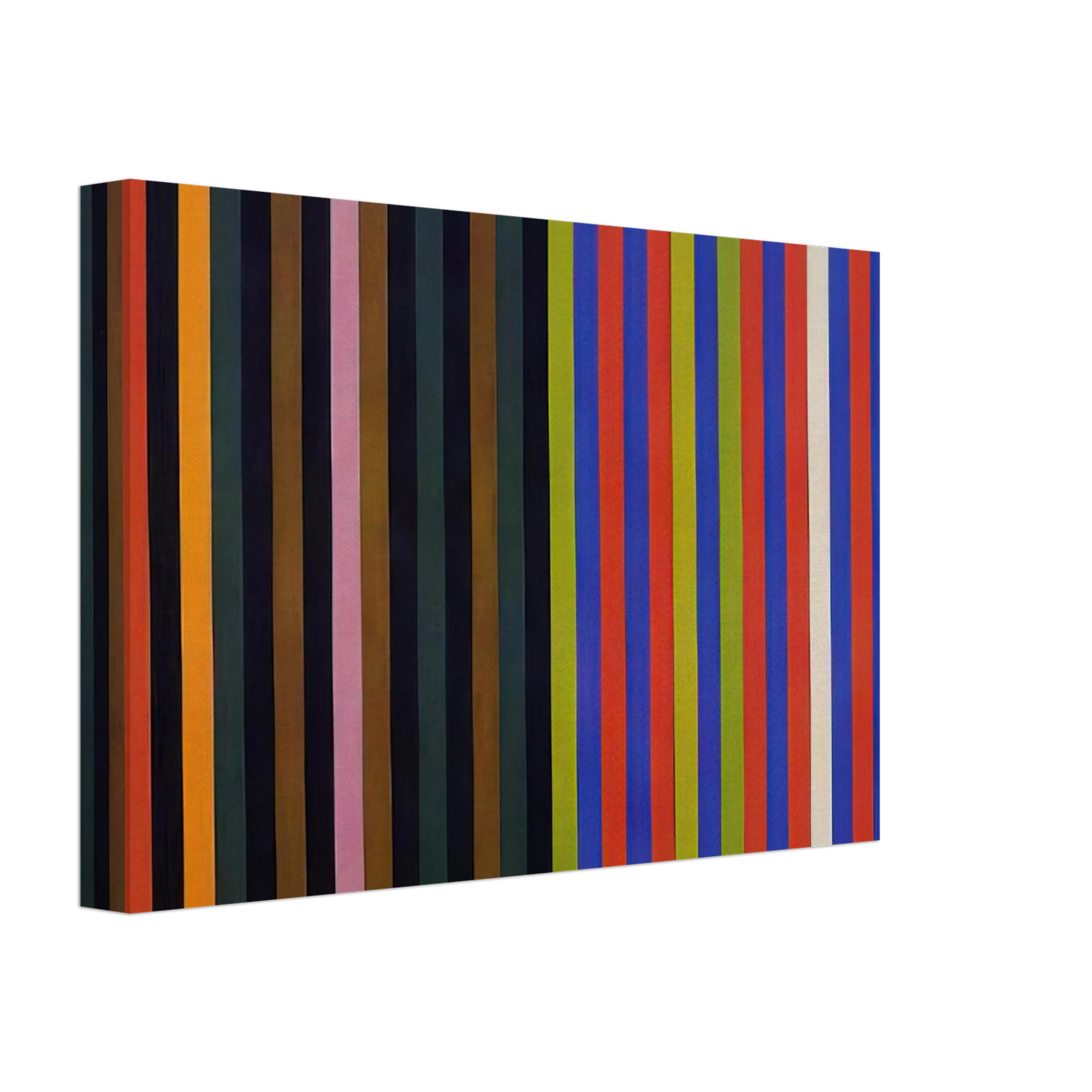 Gene Davis - Yankee Doodle - 1966 Canvas - 40x60 cm / 16x24 inches-canvas