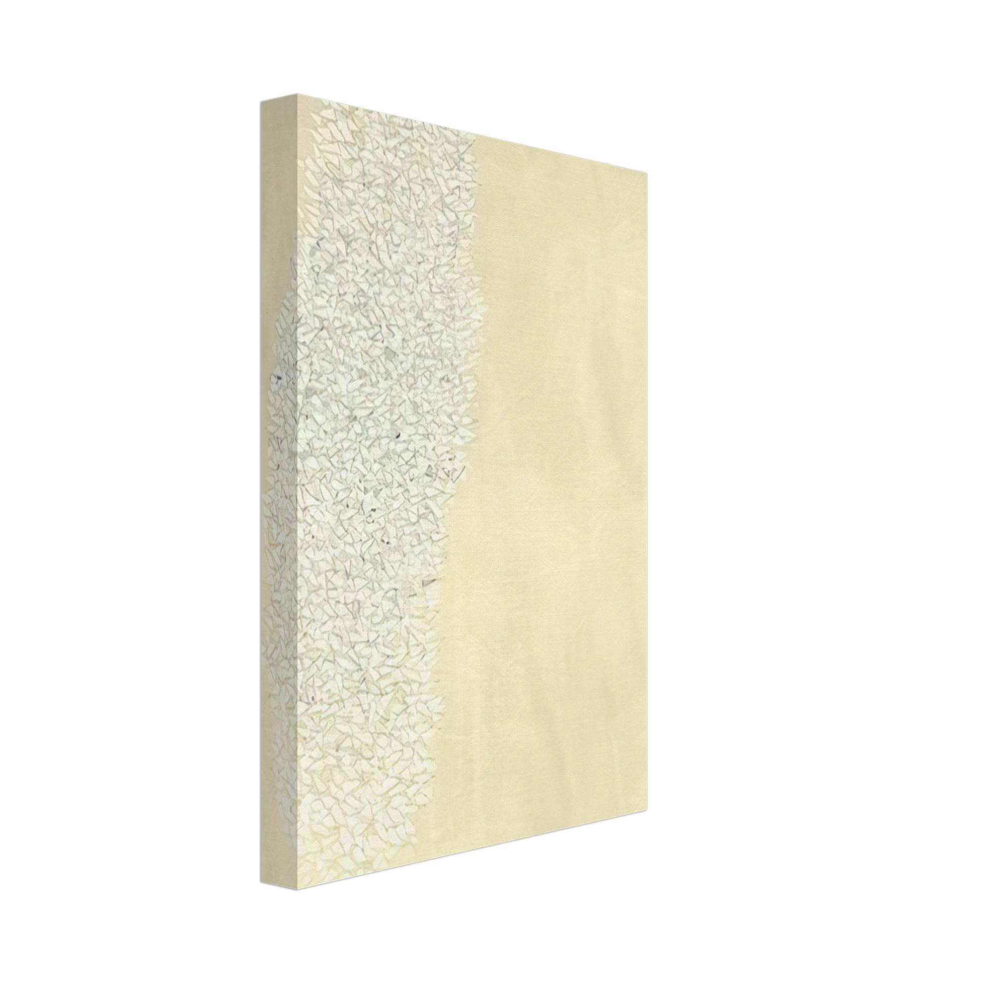 Robert Goodnough - Light Gray - Tan - 1978 Canvas - 70x100 cm / 28x40 inches-canvas
