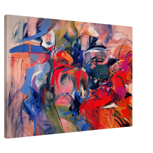 Miriam Schapiro - Fanfare - 1968 Canvas - 20x30 cm / 8x12 inches-canvas