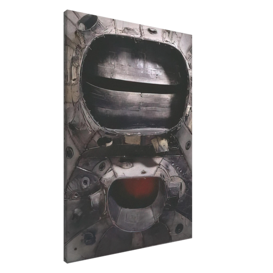 Lee Bontecou - UNTITLED 1961 Canvas - 20x30 cm / 8x12 inches-canvas