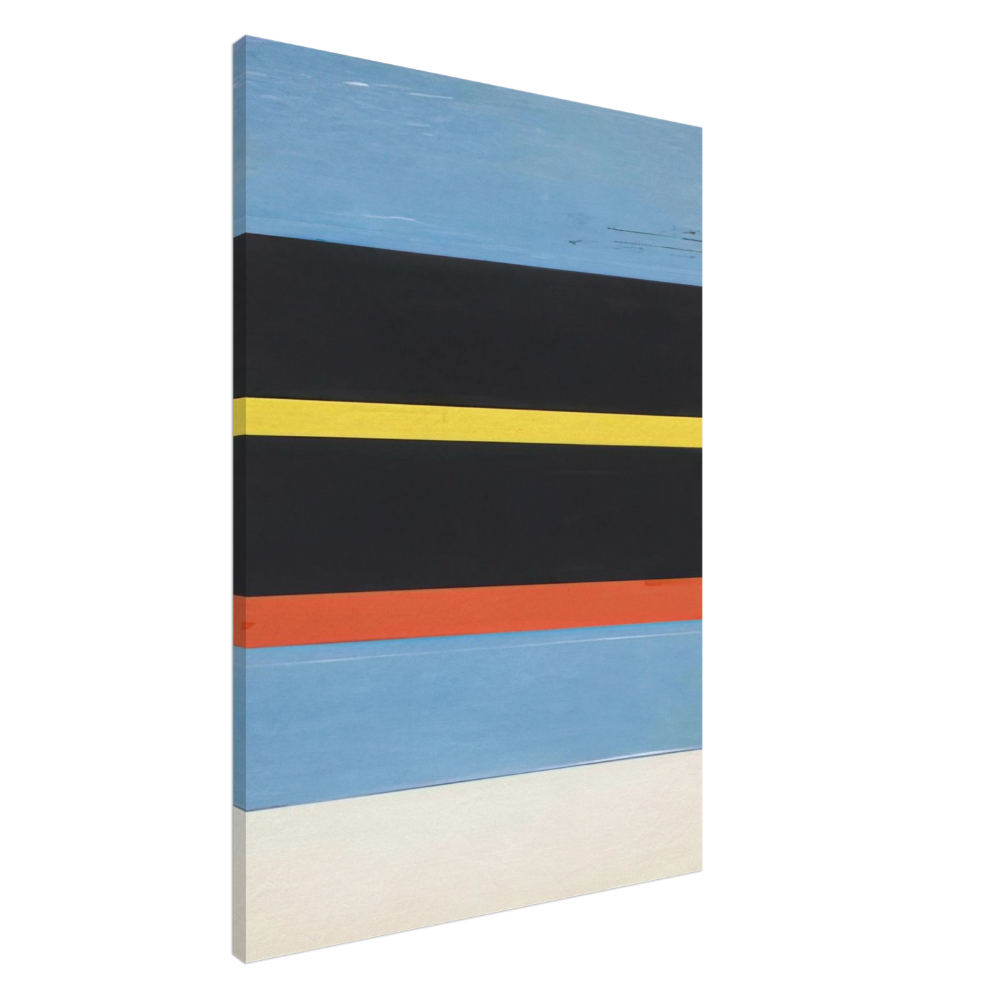 Ellsworth Kelly - Boats in Sanary Harbor Canvas - 20x30 cm / 8x12 inches-canvas