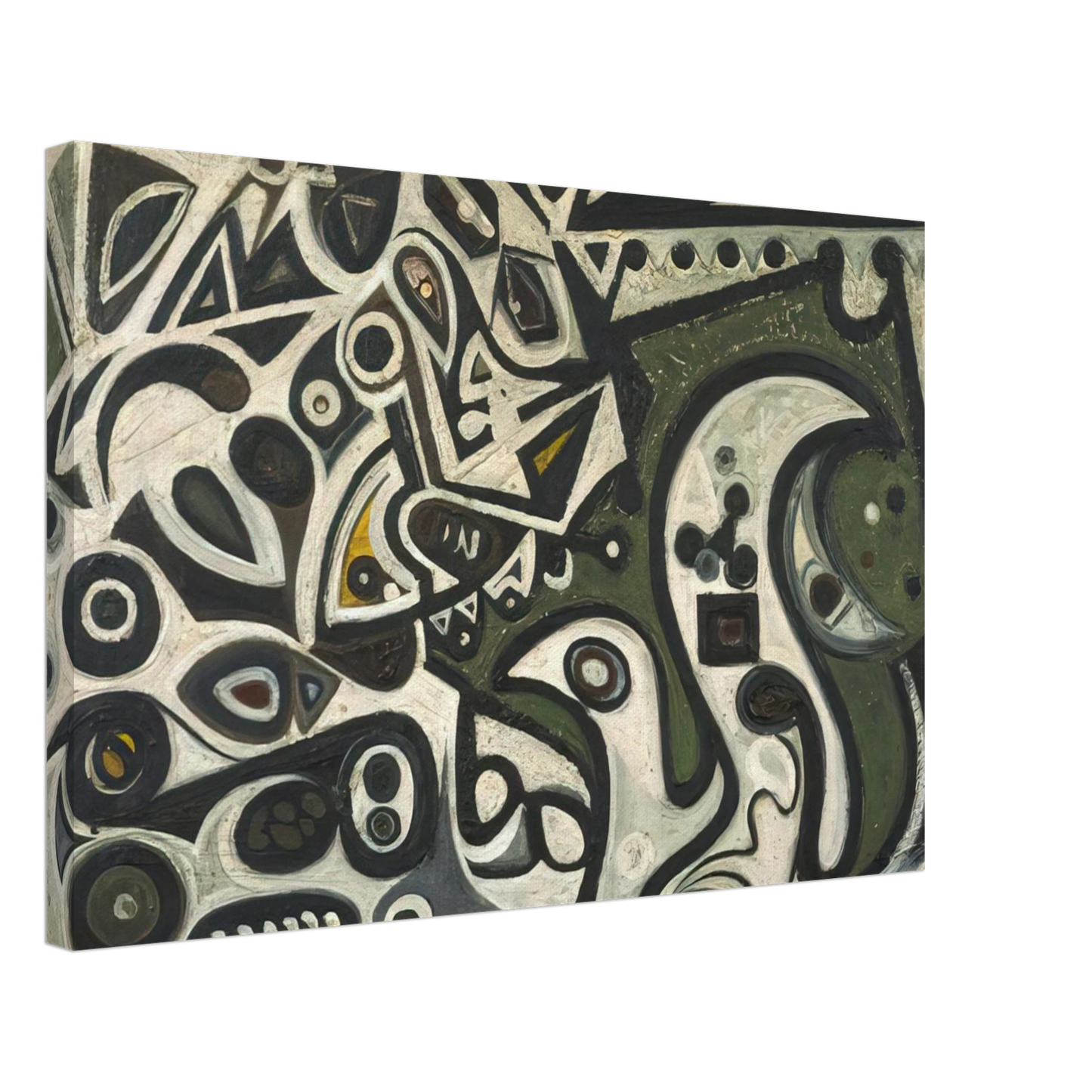 Richard Pousette-Dart - River Metamorphosis - 1939 Canvas - 70x100 cm / 28x40 inches-canvas