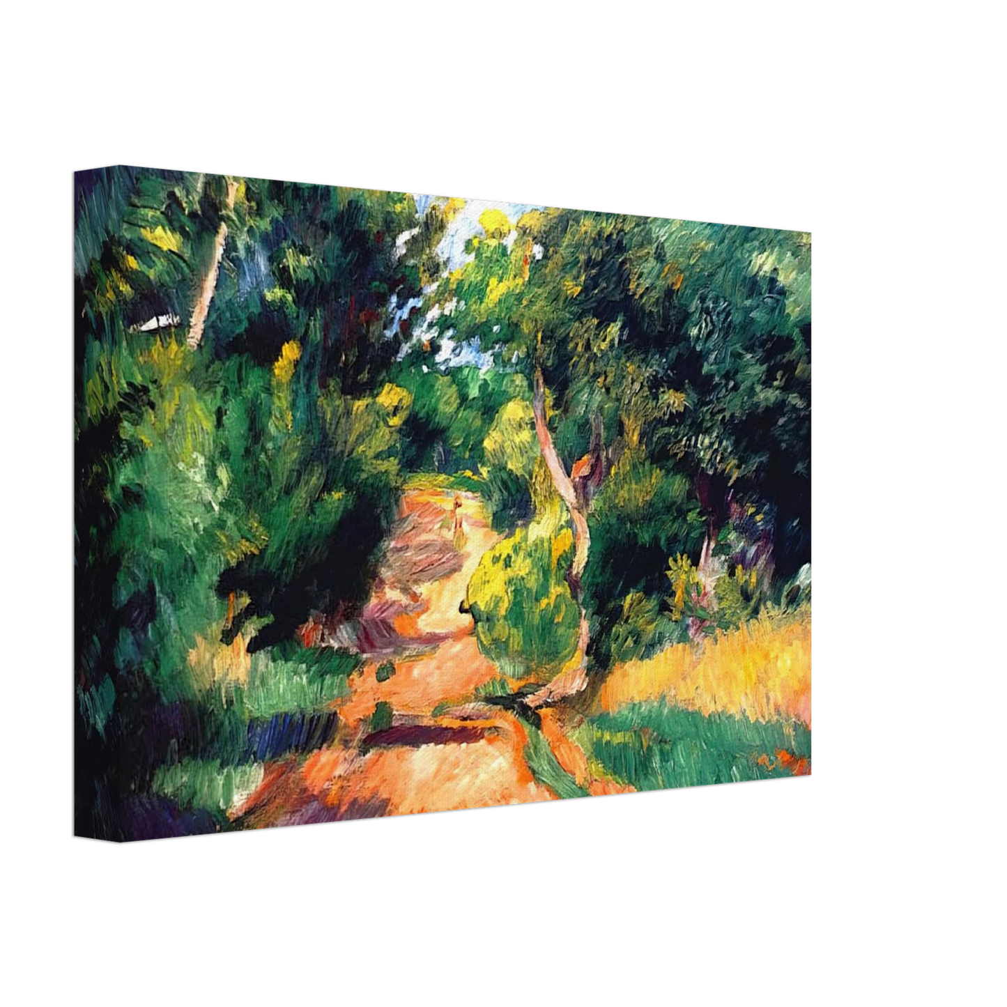 Pierre-Auguste Renoir - Landscape Near Varengeville Canvas - 40x60 cm / 16x24 inches-canvas