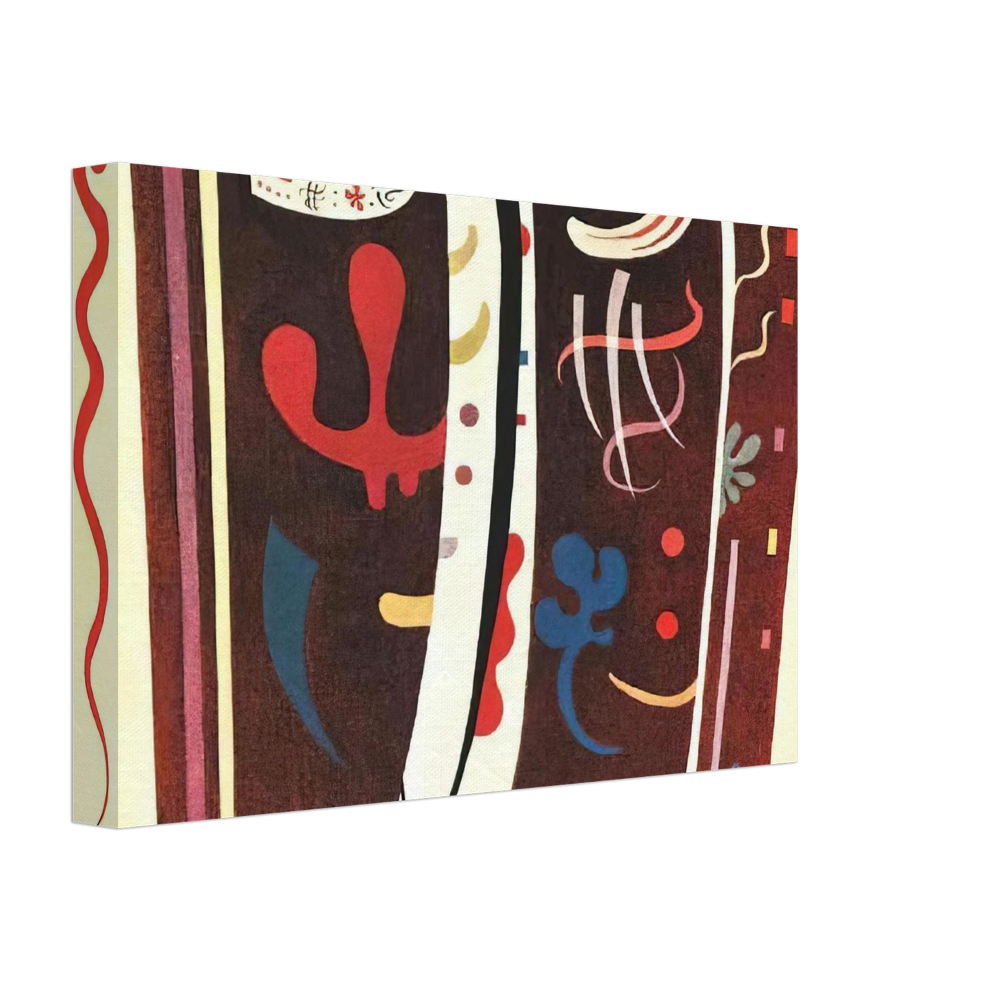 Wassily Kandinsky - BROWN WITH SUPPLEMENT 1935 Canvas - 70x100 cm / 28x40 inches-canvas