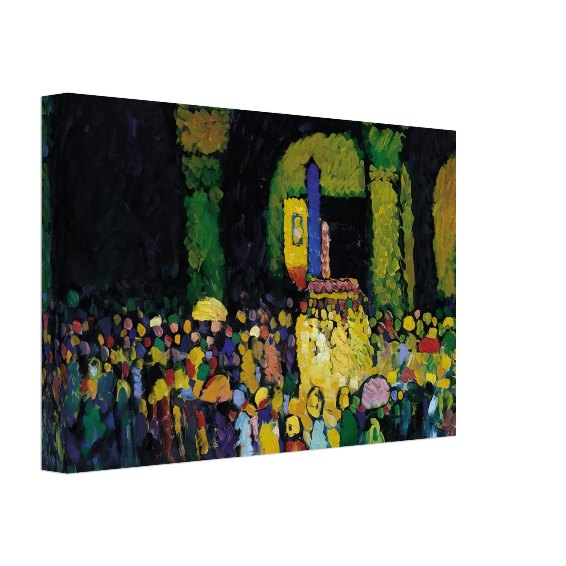 Wassily Kandinsky - THE LUDWIGSKIRCHE IN MUNICH 1908 Canvas - 40x60 cm / 16x24 inches-canvas