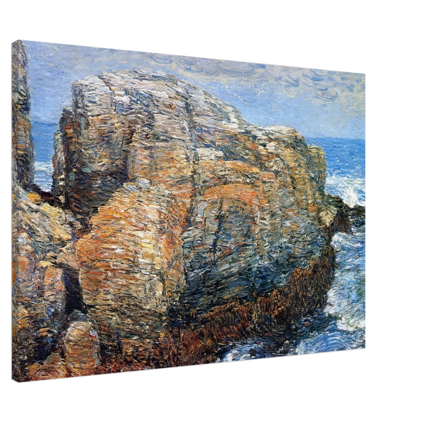Childe Hassam - Sylph's Rock Canvas - 20x30 cm / 8x12 inches-canvas