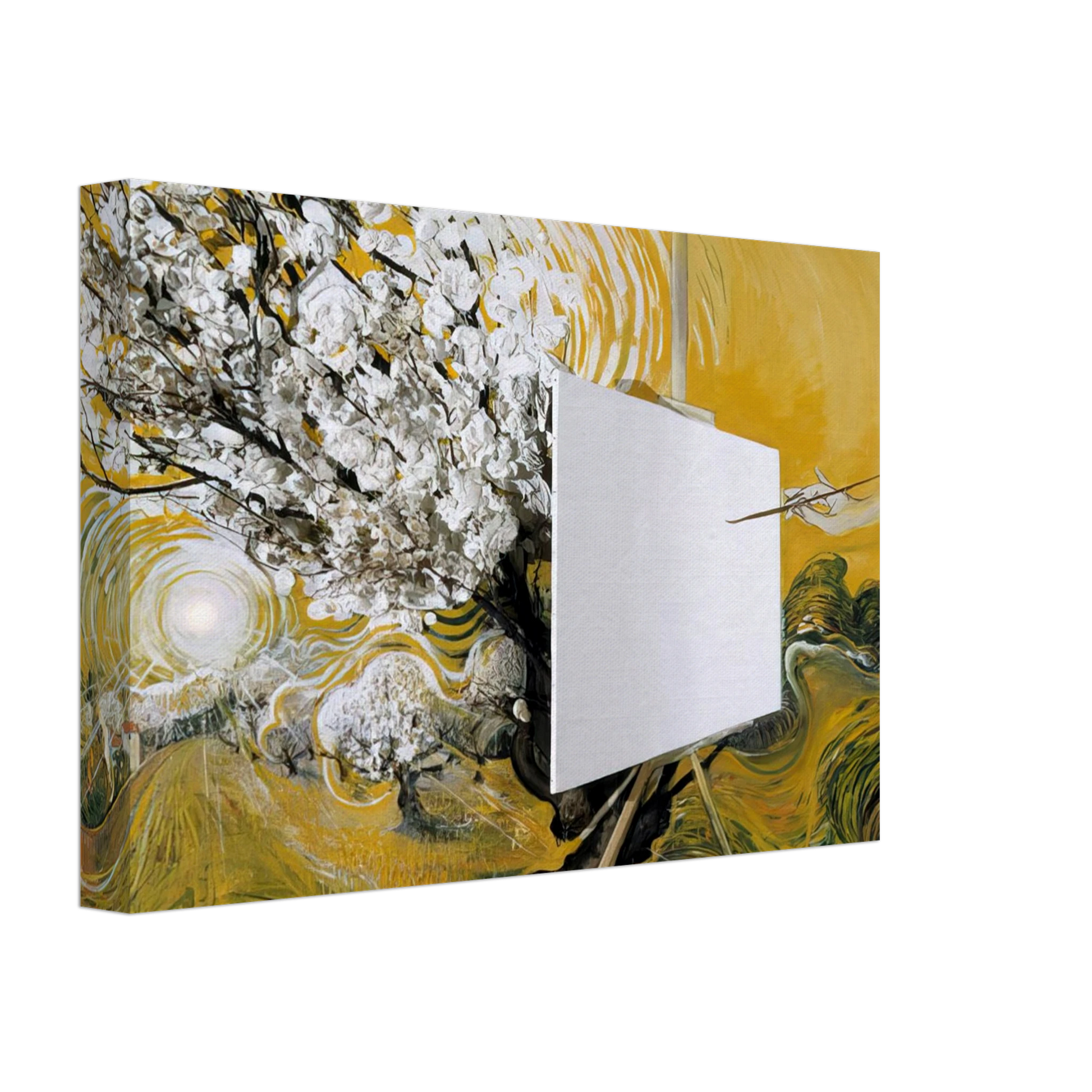 Brett Whiteley - The Blossom Tree - 1982 Canvas - 40x60 cm / 16x24 inches-canvas