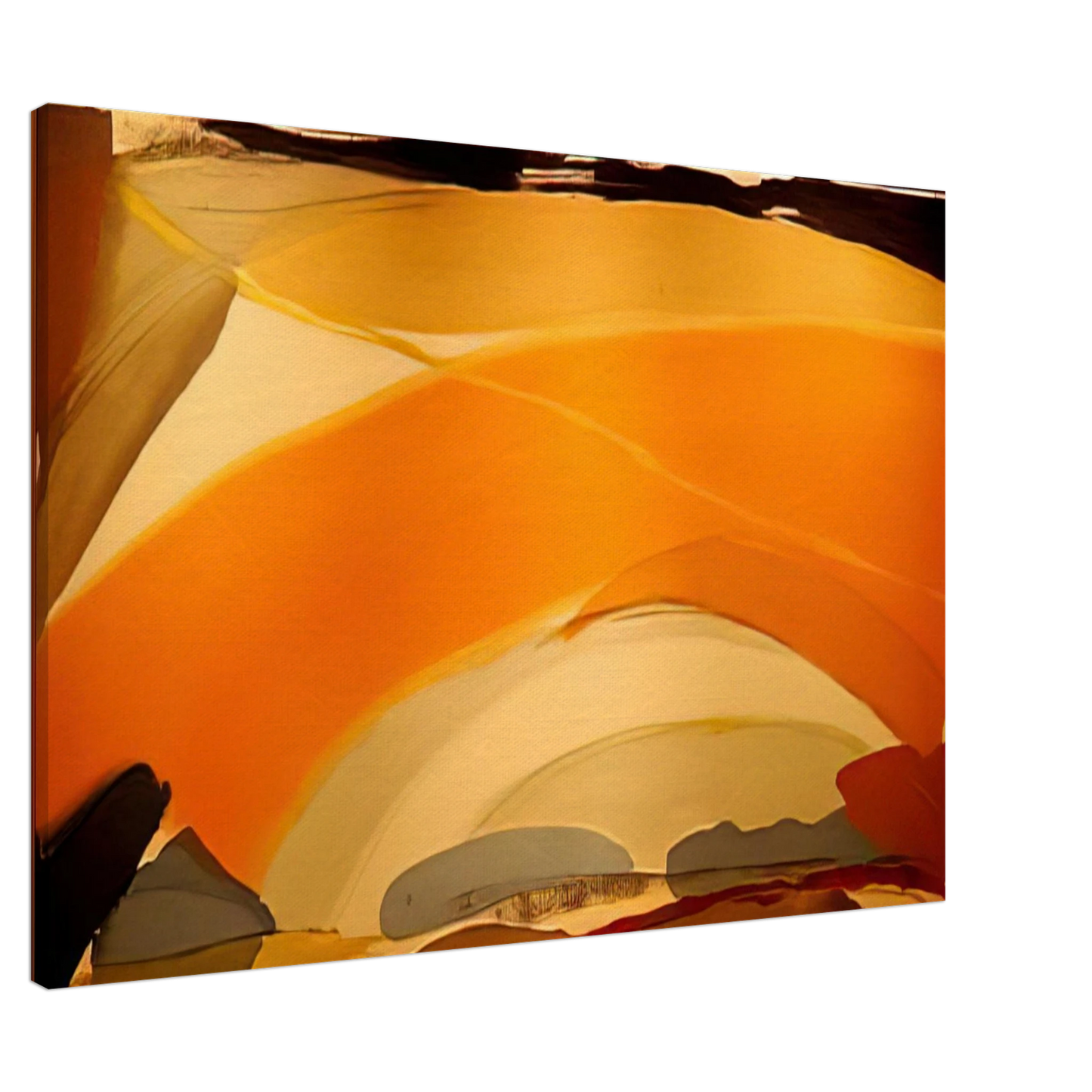 Larry Zox - Vina - 1977 Canvas - 20x30 cm / 8x12 inches-canvas