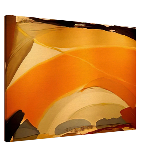 Larry Zox - Vina - 1977 Canvas - 20x30 cm / 8x12 inches-canvas