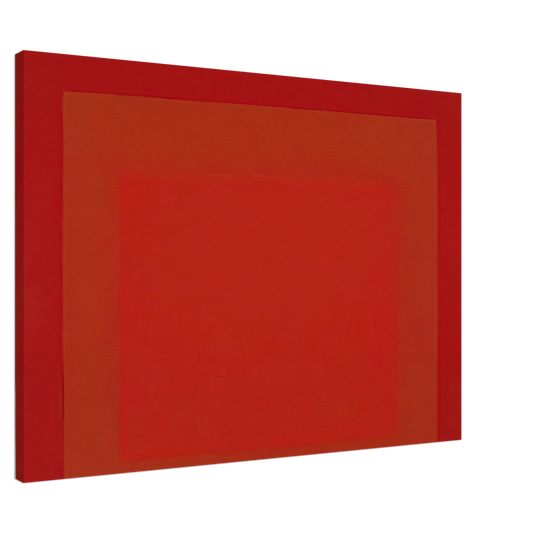 Josef Albers - STUDY FOR HOMAGE TO THE SQUARE 1972 Canvas - 20x30 cm / 8x12 inches-canvas
