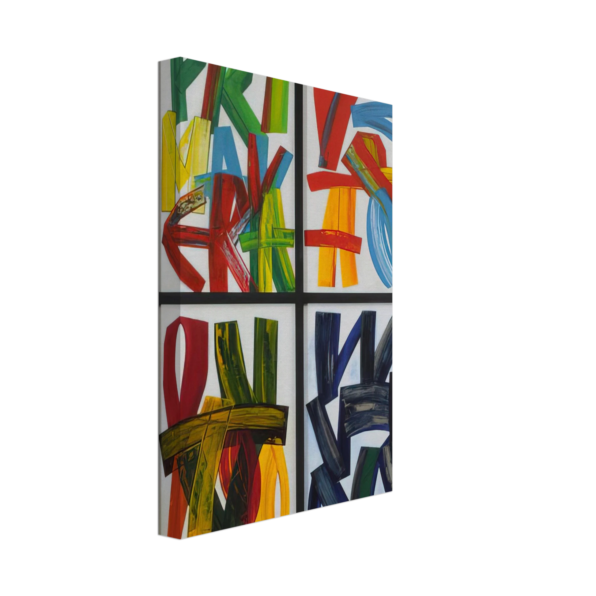Joao Vieira - Four Seasons - 1989 Canvas - 40x60 cm / 16x24 inches-canvas