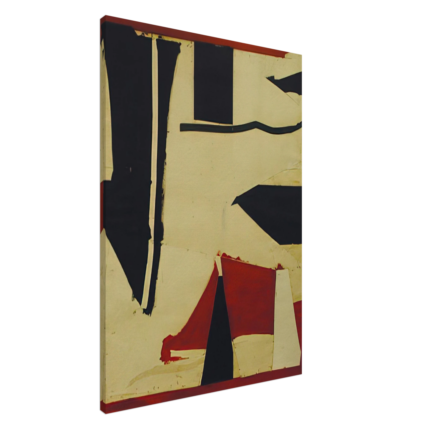 Larry Zox - Banner - 1962 Canvas - 20x30 cm / 8x12 inches-canvas