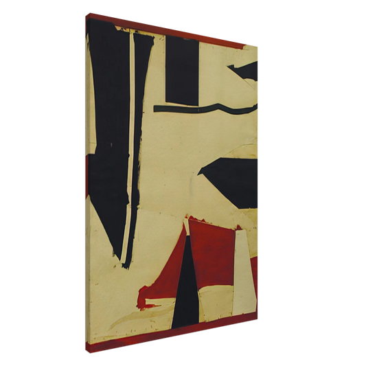 Larry Zox - Banner - 1962 Canvas - 20x30 cm / 8x12 inches-canvas