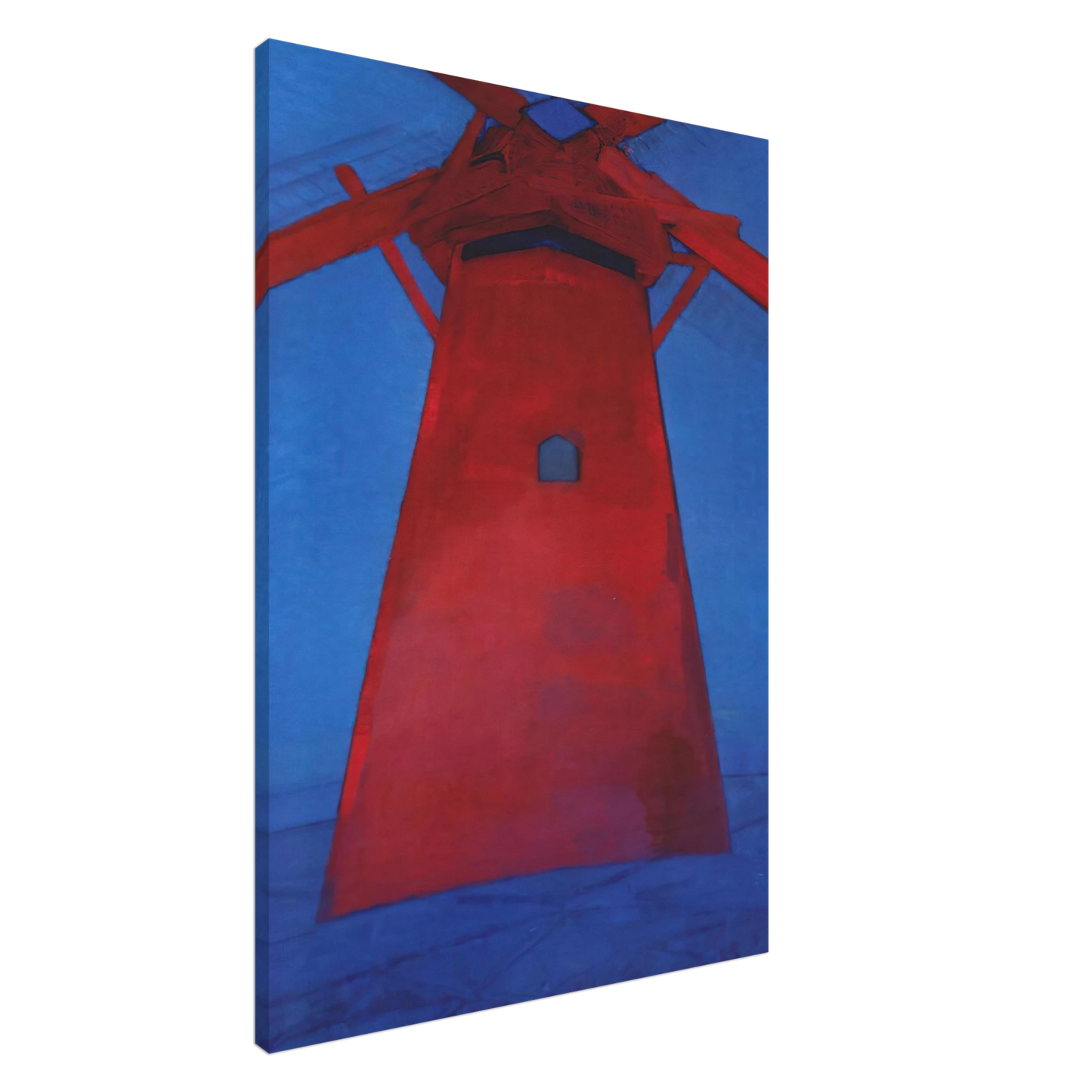 Piet Mondrian - The Red Mill Canvas - 20x30 cm / 8x12 inches-canvas