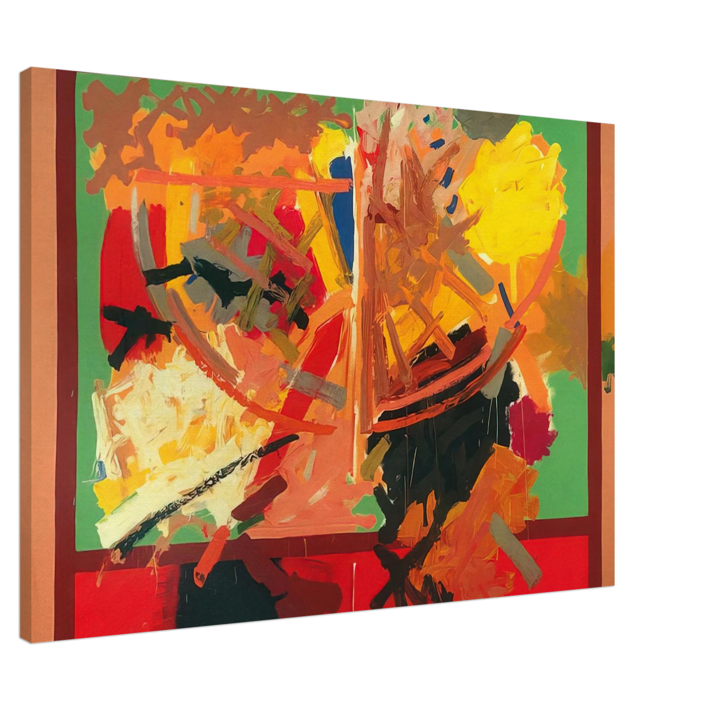 John Ferren - Greenock - 1958 Canvas - 20x30 cm / 8x12 inches-canvas