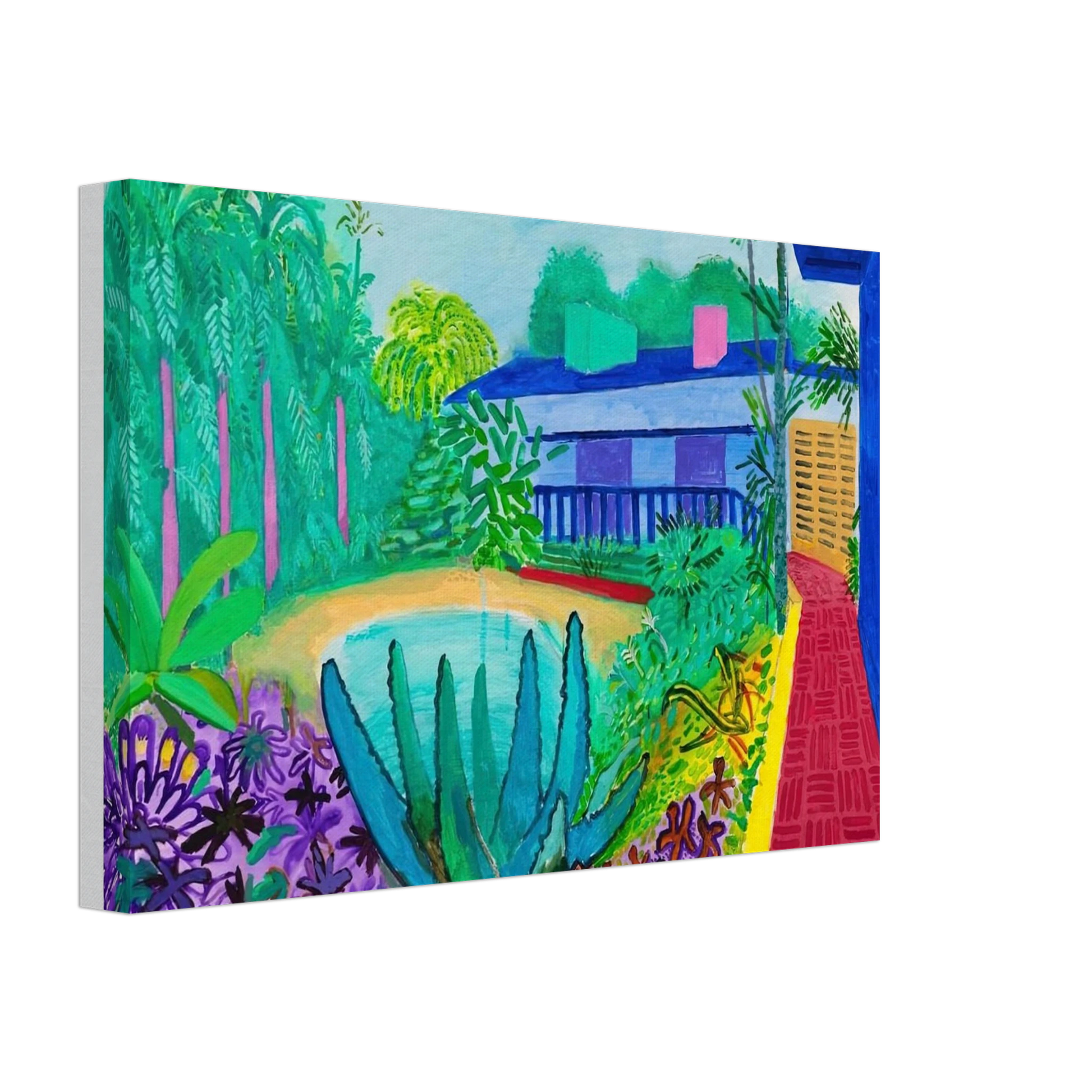 David Hockney - David Hockney Canvas - 40x60 cm / 16x24 inches-canvas
