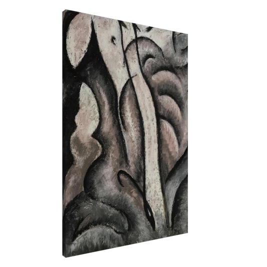 Arthur Dove - Sentimental Music - 1913 Canvas - 20x30 cm / 8x12 inches-canvas