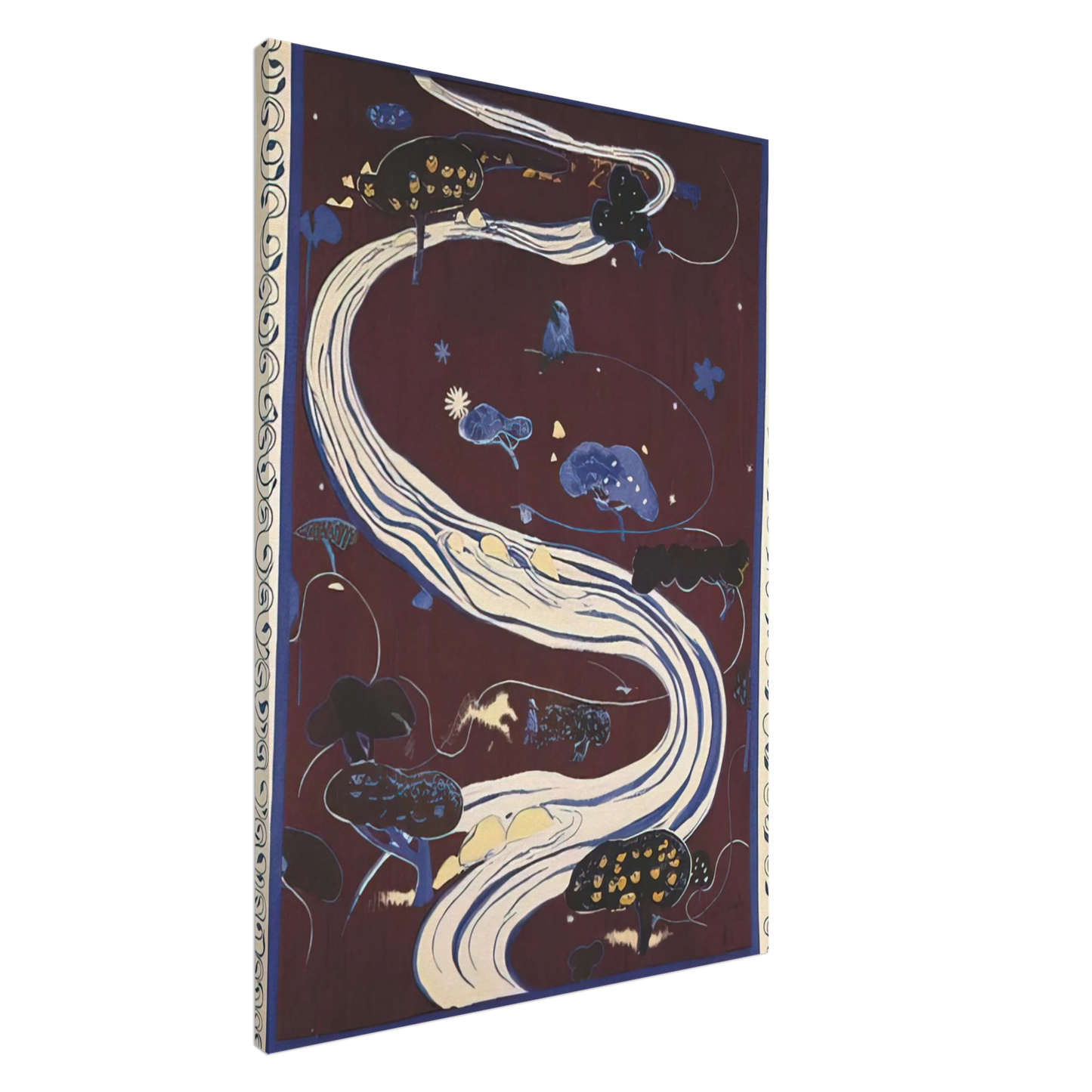 Brett Whiteley - The River - figurative Canvas - 20x30 cm / 8x12 inches-canvas