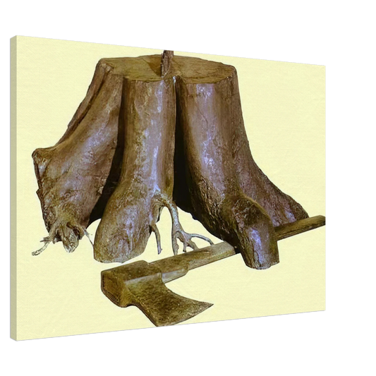 Rene Magritte - THE LABOURS OF ALEXANDER 1967 Canvas - 20x30 cm / 8x12 inches-canvas