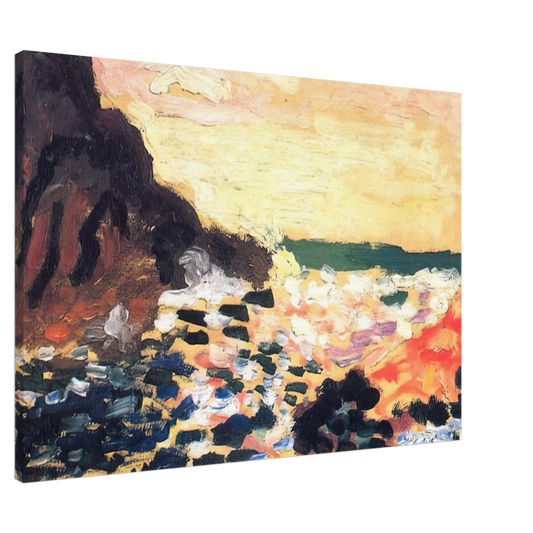 Henri Matisse - SEASCAPE 1906 Canvas - 20x30 cm / 8x12 inches-canvas