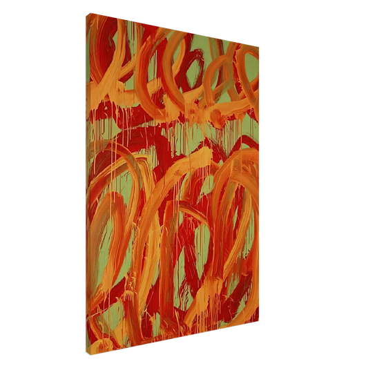 Cy Twombly - Camino Real  IV  Canvas - 20x30 cm / 8x12 inches-canvas