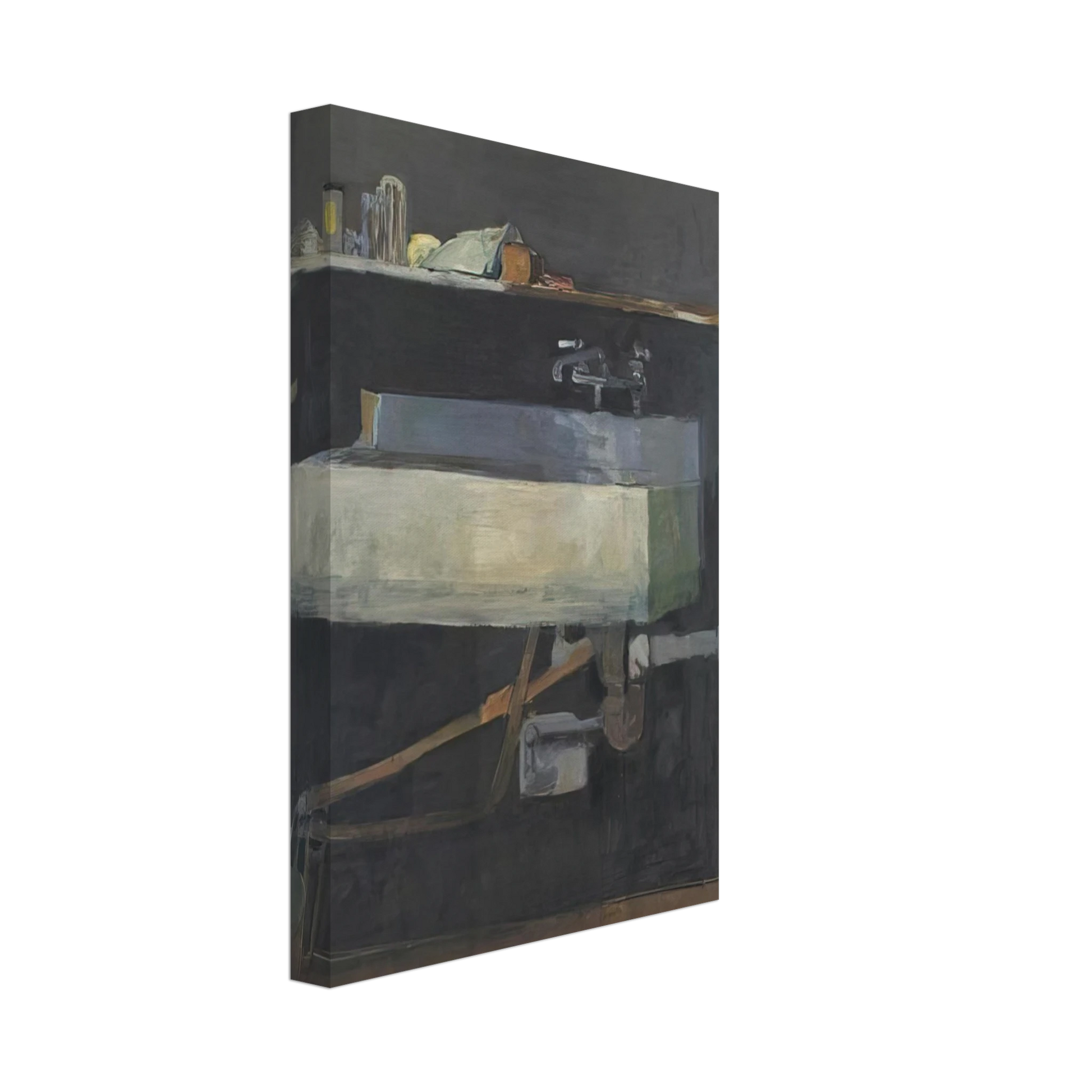 Richard Diebenkorn - Corner of Studio â€“ Sink Canvas - 70x100 cm / 28x40 inches-canvas