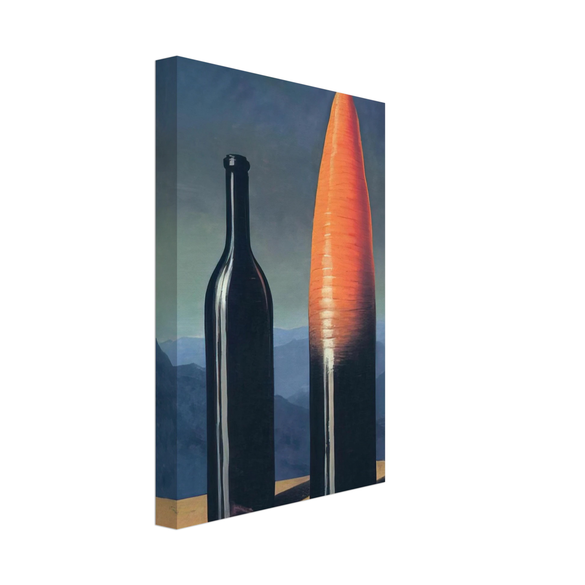 Rene Magritte - THE EXPLANATION 1952 Canvas - 40x60 cm / 16x24 inches-canvas