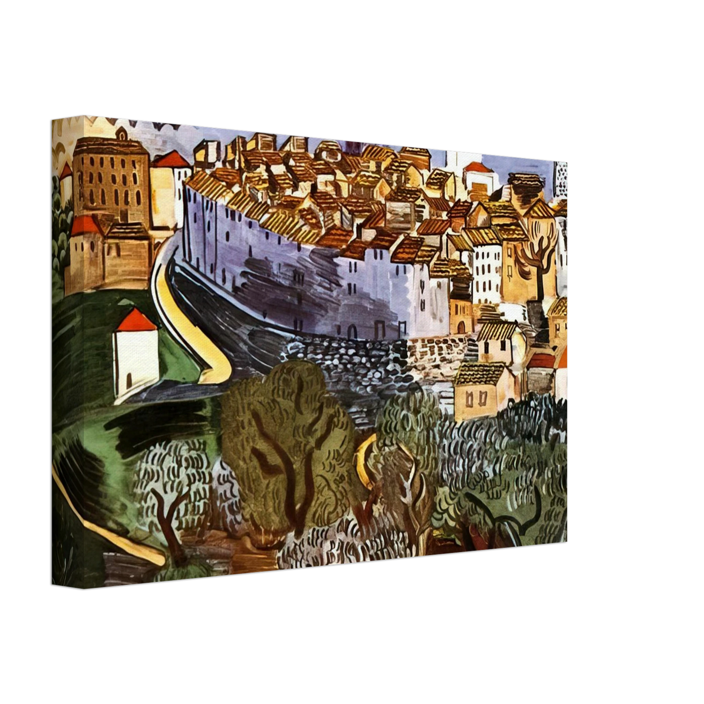 Raoul Dufy - VENCE 1923 Canvas - 70x100 cm / 28x40 inches-canvas