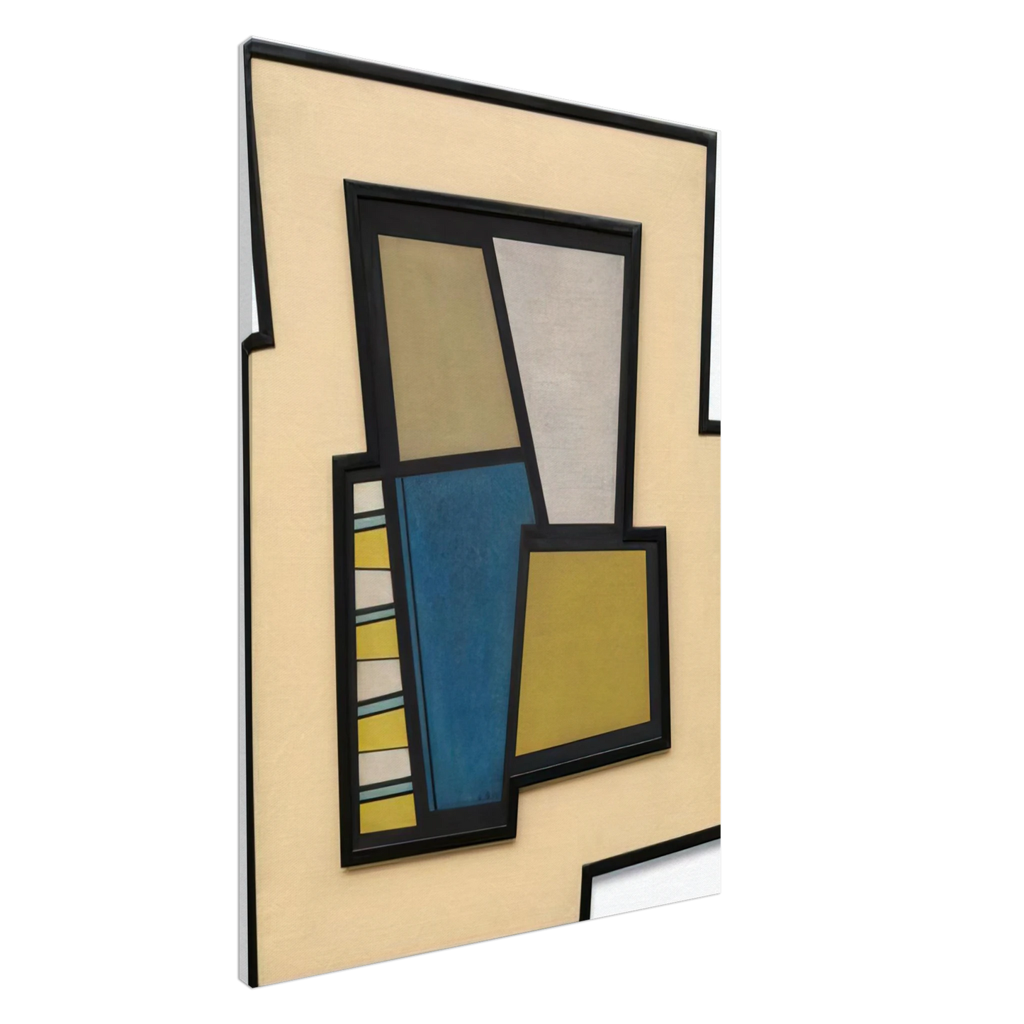 Carmelo Arden Quin - Lice - 1945 Canvas - 20x30 cm / 8x12 inches-canvas