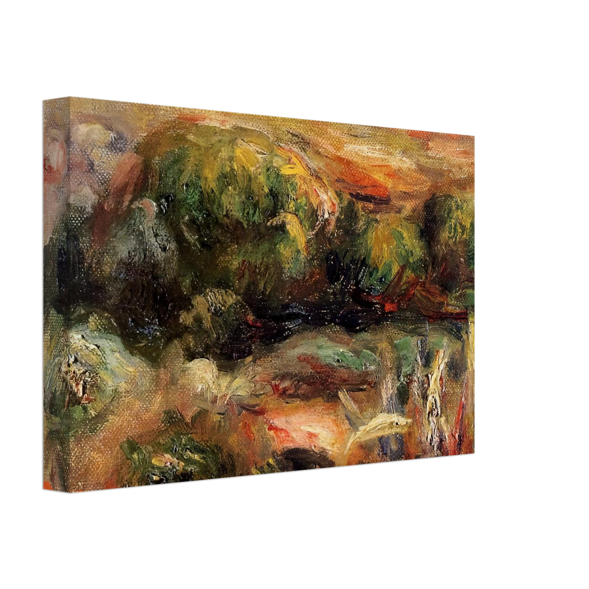 Pierre-Auguste Renoir - Landscape Near Cagnes Canvas - 40x60 cm / 16x24 inches-canvas