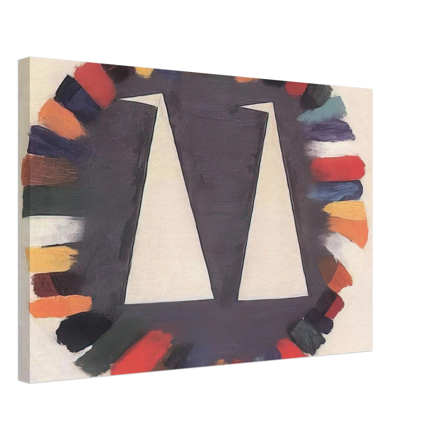 Forrest Bess - Untitled - 1970 Canvas - 40x60 cm / 16x24 inches-canvas