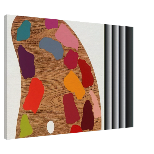 Jim Dine - PALETTE II 1969 Canvas - 20x30 cm / 8x12 inches-canvas