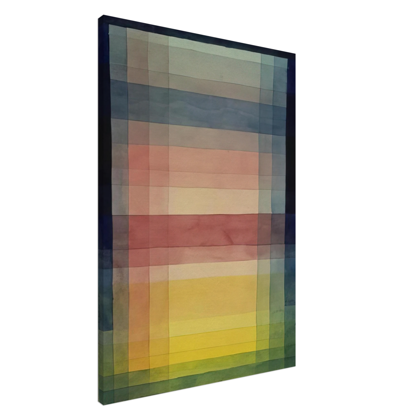 Paul Klee - ARCHITECTURE OF THE PLAIN 1923 Canvas - 20x30 cm / 8x12 inches-canvas