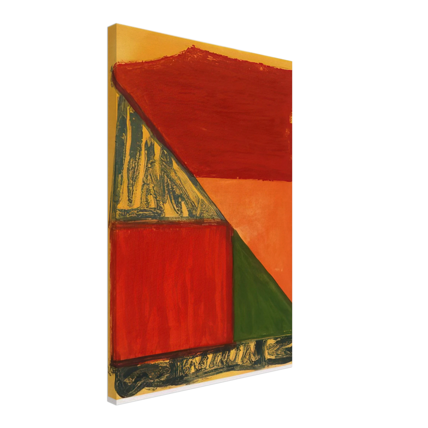 John Hoyland - Dido - 1979 Canvas - 40x60 cm / 16x24 inches-canvas