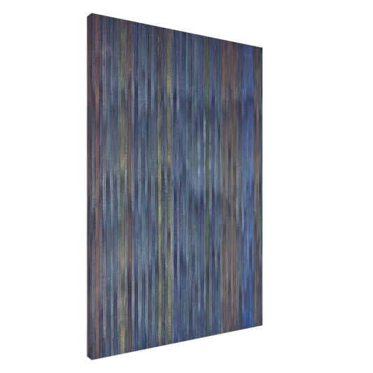 Gene Davis - Black Friar - 1978 Canvas - 20x30 cm / 8x12 inches-canvas