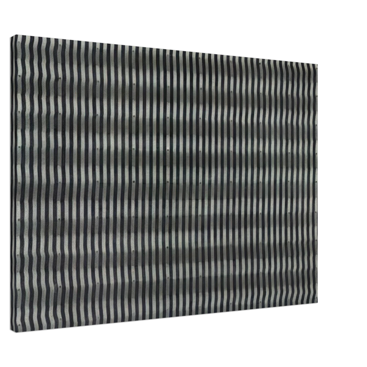 Enrico Castellani - Untitled Striped Surface - 1961 Canvas - 20x30 cm / 8x12 inches-canvas