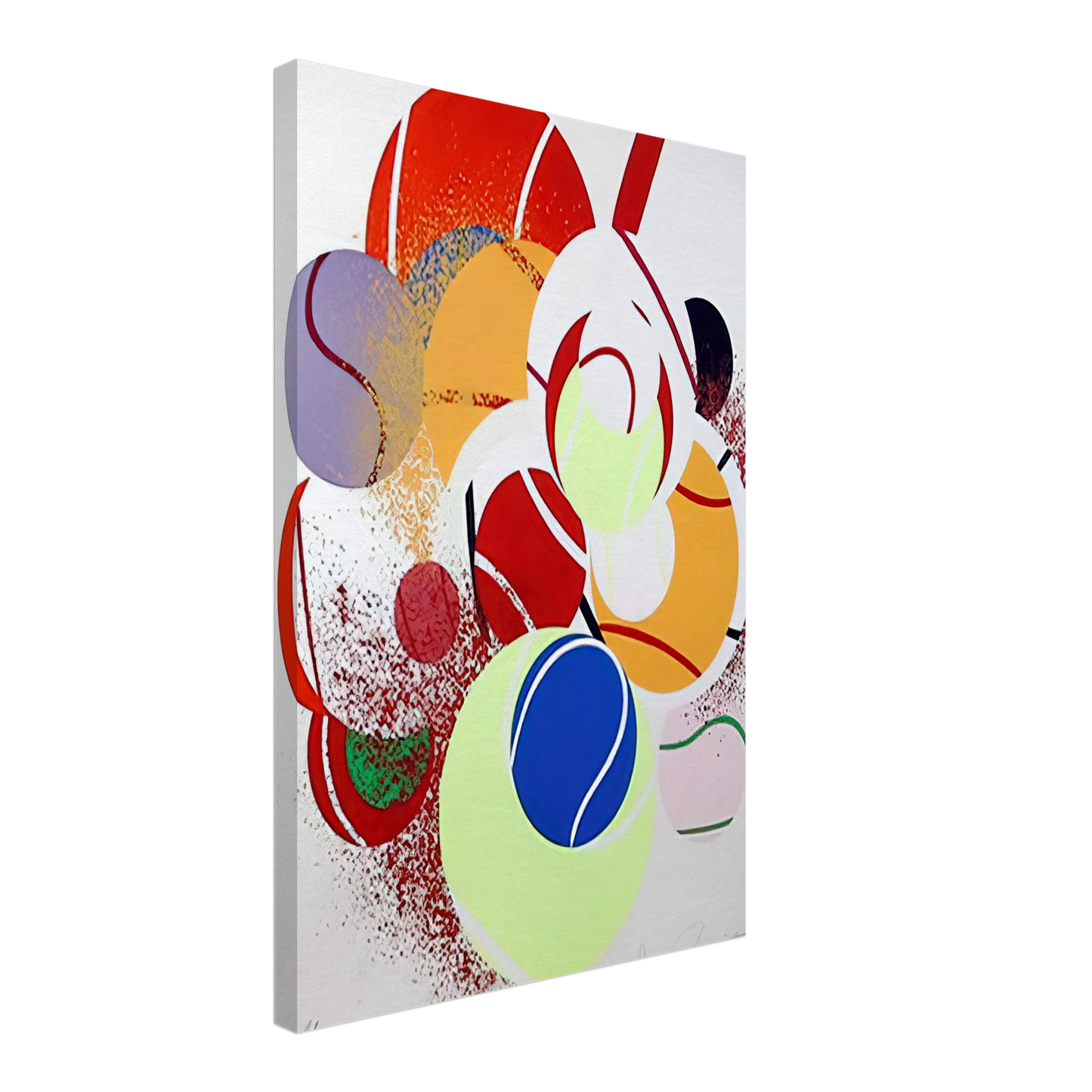 James Rosenquist - Balls Canvas - 70x100 cm / 28x40 inches-canvas