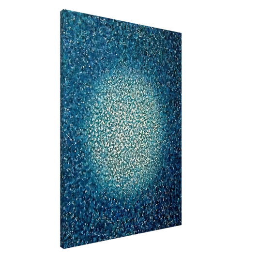 Richard Pousette-Dart - Blue Prescence - 1970 Canvas - 20x30 cm / 8x12 inches-canvas