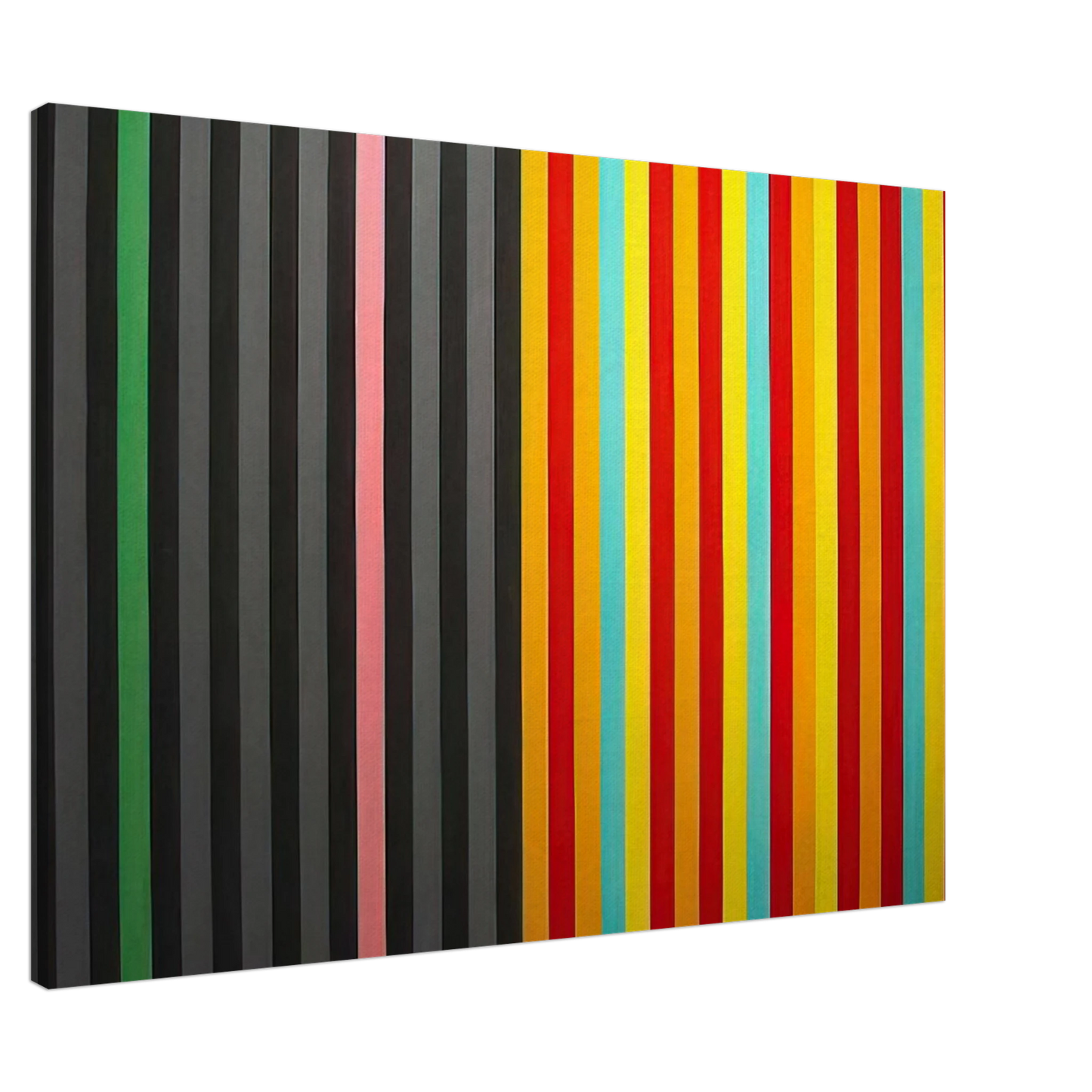 Gene Davis - Hot Susan - 1965 Canvas - 20x30 cm / 8x12 inches-canvas