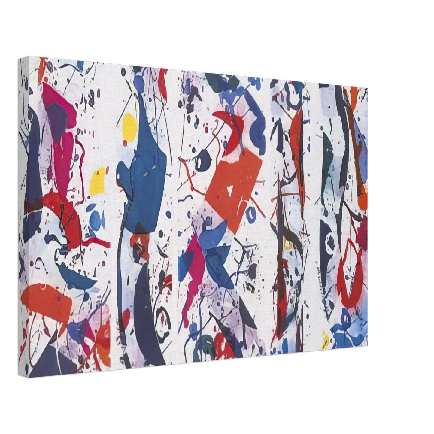 Sam Francis - The Five Continents Canvas - 70x100 cm / 28x40 inches-canvas