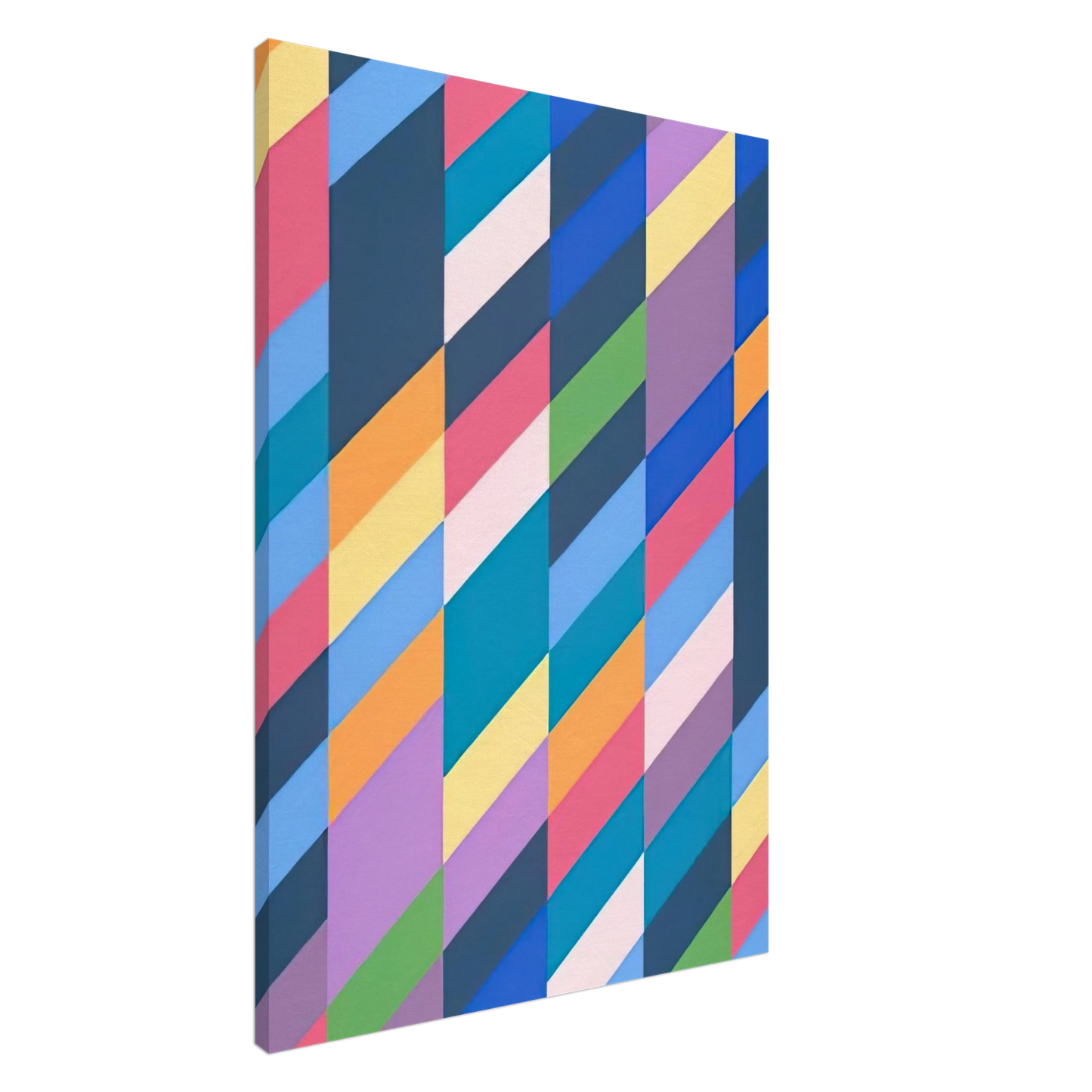 Bridget Riley - SHADOW PLAY 1990 Canvas - 20x30 cm / 8x12 inches-canvas