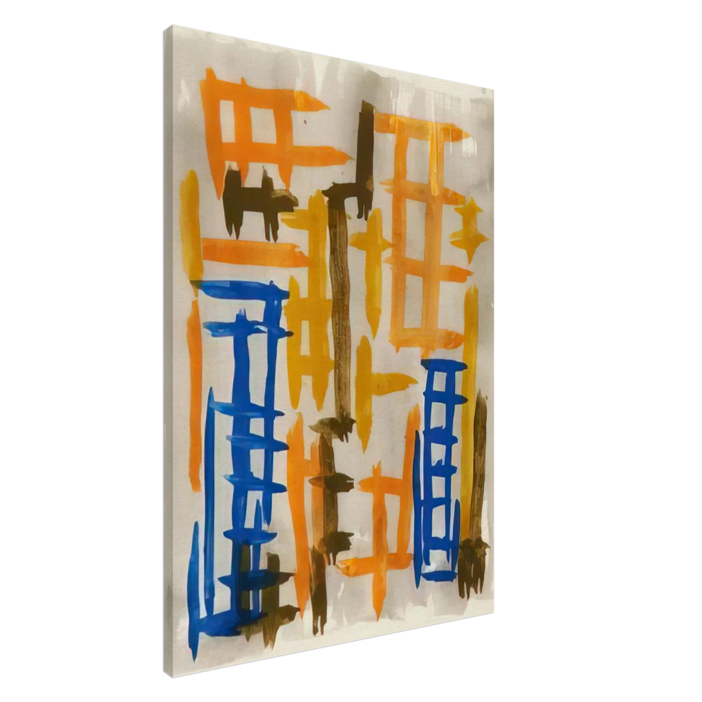 Gunther Forg - Untitled Gitterbild - 2001 Canvas - 20x30 cm / 8x12 inches-canvas