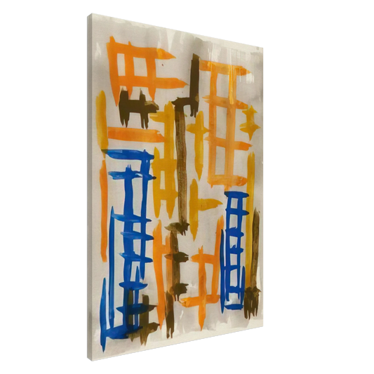 Gunther Forg - Untitled Gitterbild - 2001 Canvas - 20x30 cm / 8x12 inches-canvas